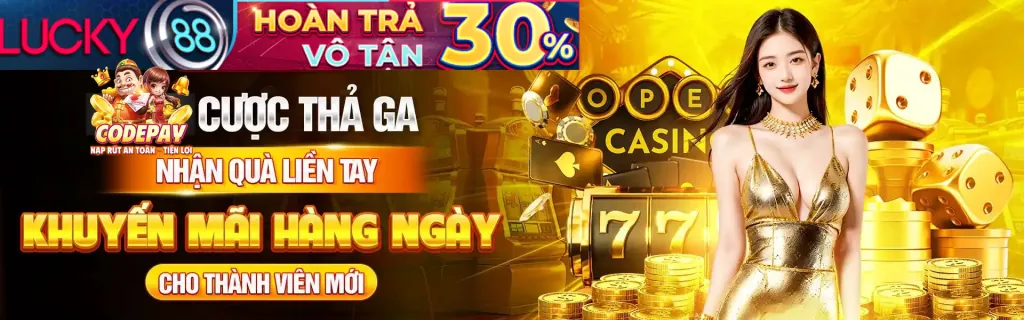 Thưởng chào mừng 100%